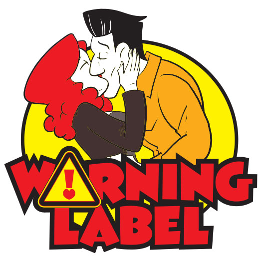 Warning Label Pin picture