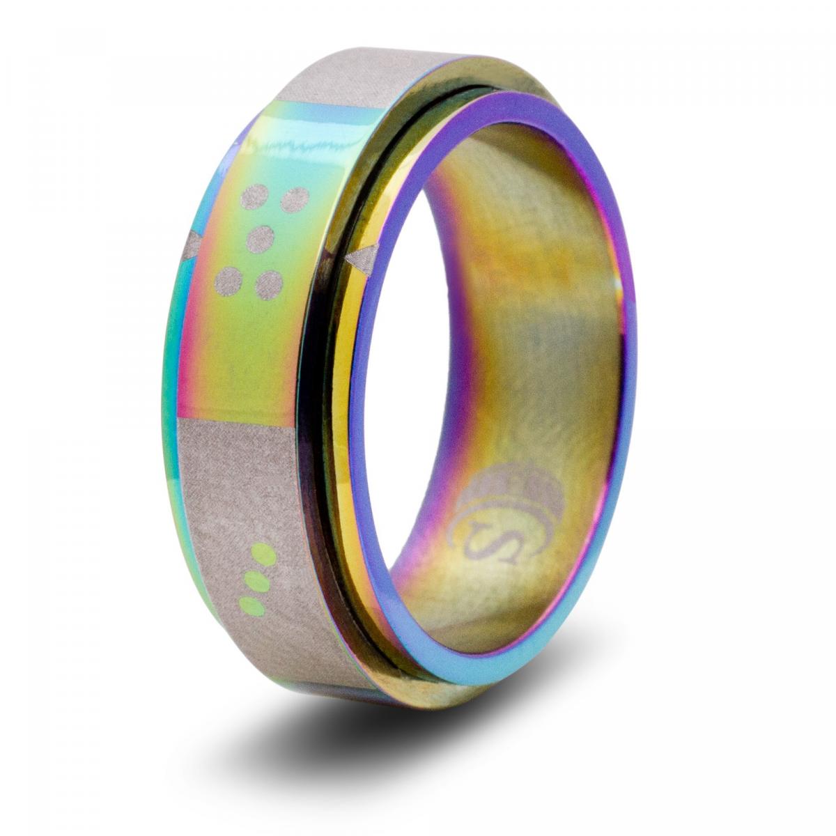 D6 Dice Ring with Pips (6-sided pips) picture