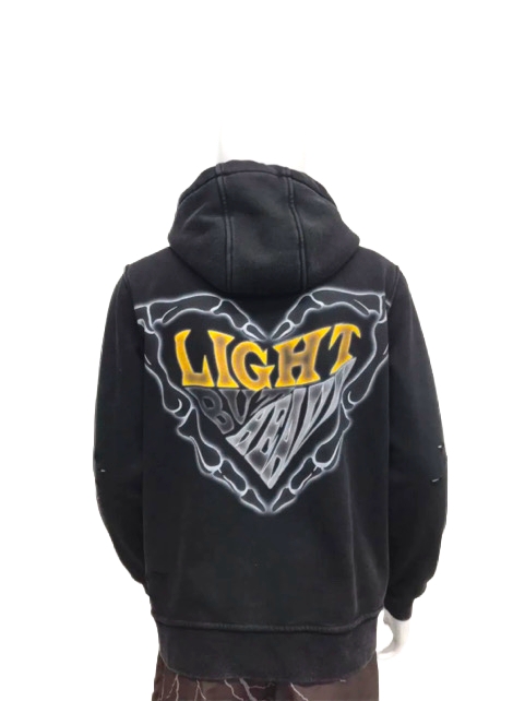 BONE HEART HOODIE