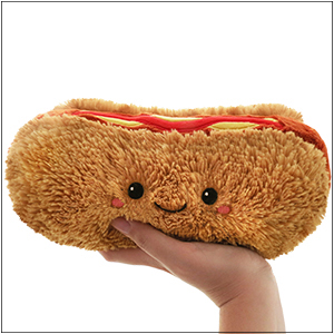 Squishable Dachshund Hot Dog (7")