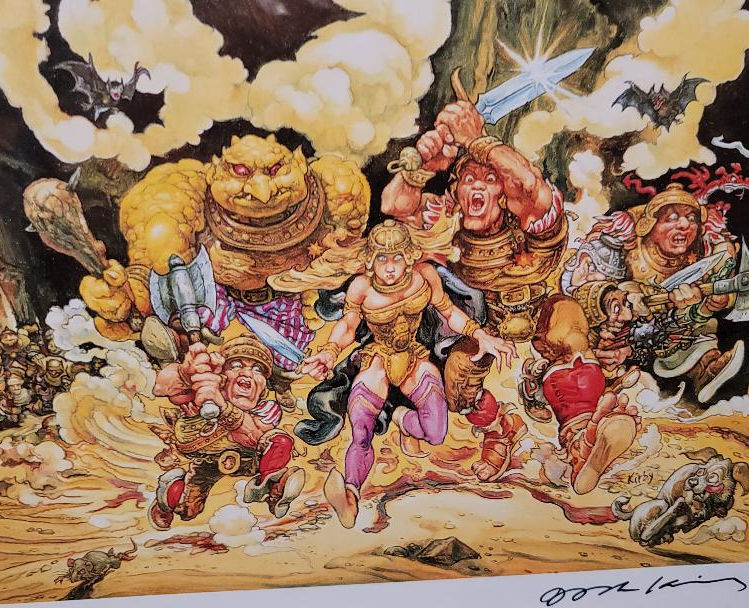 Diskworld Art by Josh Kirby (approximately 16.5" x 13") picture