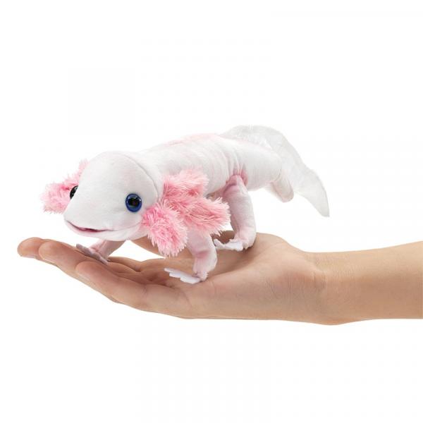 Axolotl Finger Puppet (9" Long 4" Wide 3" High)