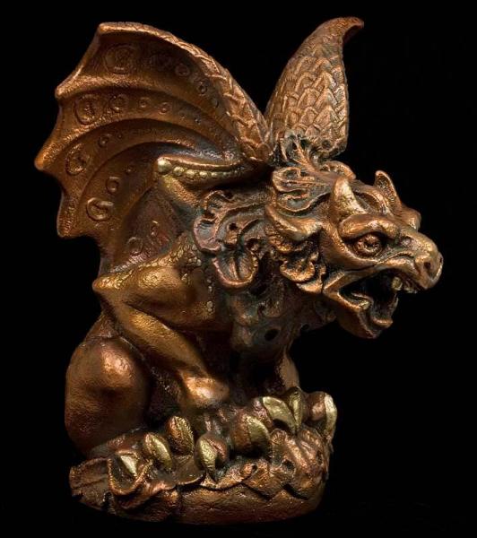 Roaring Sentinel Gargoyle - Copper Patina (Windstone Editions) picture