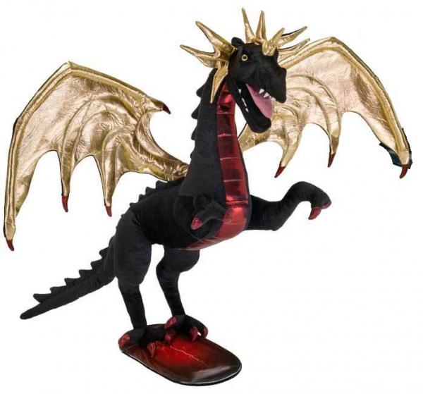 Dragon, Black (51" Tall) picture