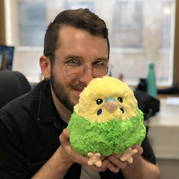 7" Squishable Budgie (Yellow/Green) picture