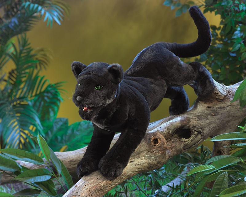 Black Panther Puppet (28" long 8" Wide 9" High) picture