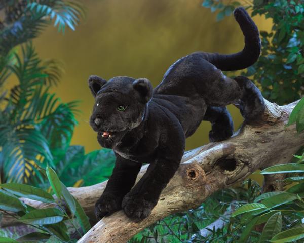Black Panther Puppet (28" long 8" Wide 9" High) picture