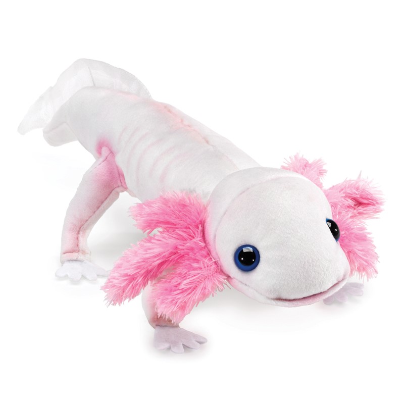 Axolotl Finger Puppet (9" Long 4" Wide 3" High) picture