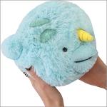 Squishable Narwhal (7") (Aquamarine)