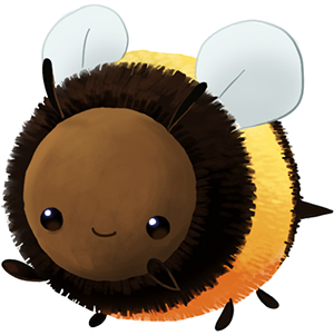 Squishable Fuzzy Bumblebee (7") picture