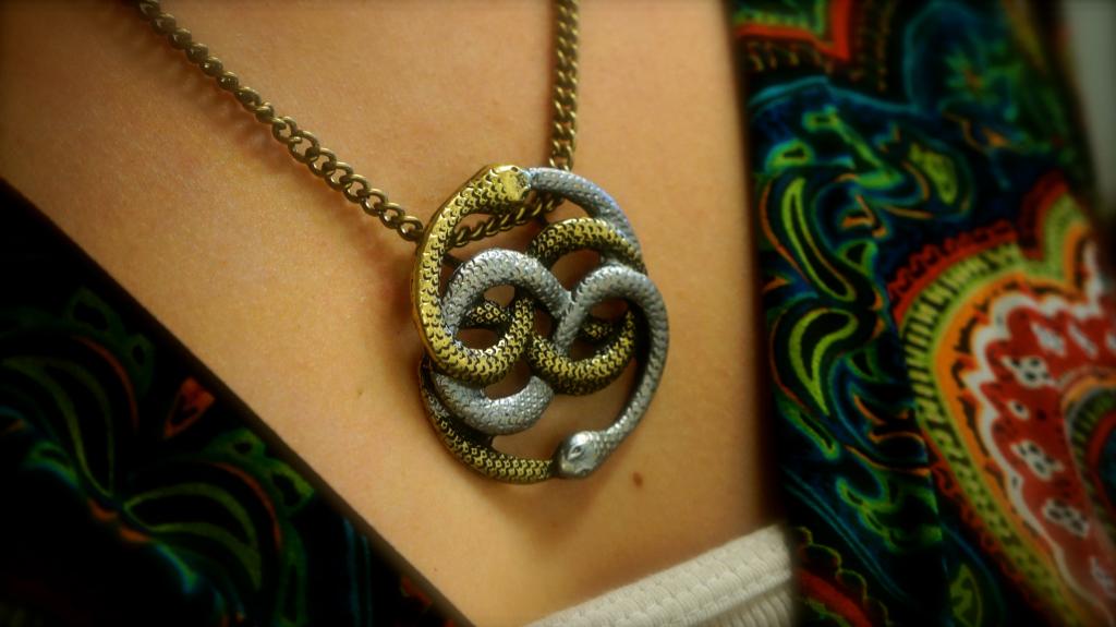 Neverending Story Two-Tone Auryn Pendant picture