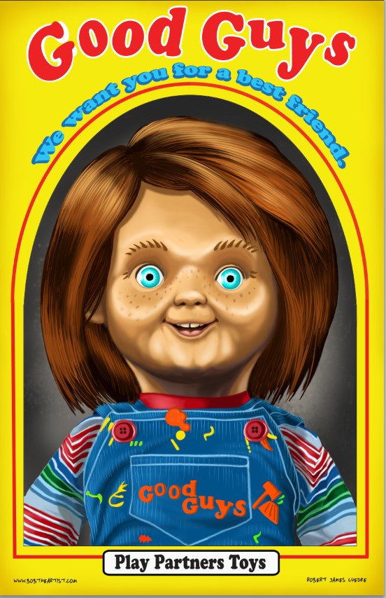 Chucky 3D-Morphing Lenticular picture