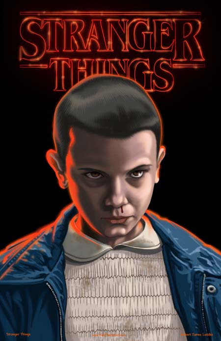 The Stranger Things Lenticular picture