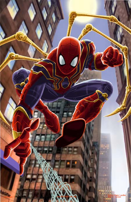 The Spider-Man Lenticular print picture