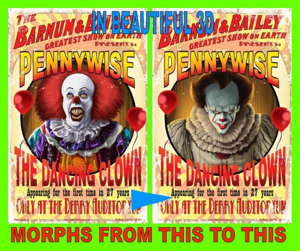 The Pennywise Lenticular print picture