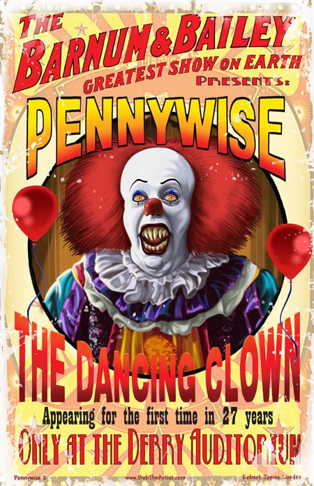The Pennywise Lenticular print picture