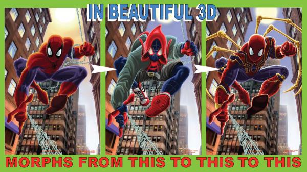 The Spider-Man Lenticular print picture