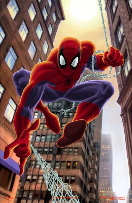 The Spider-Man Lenticular print picture