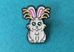 Jackalope Soft Enamel Pin 1"