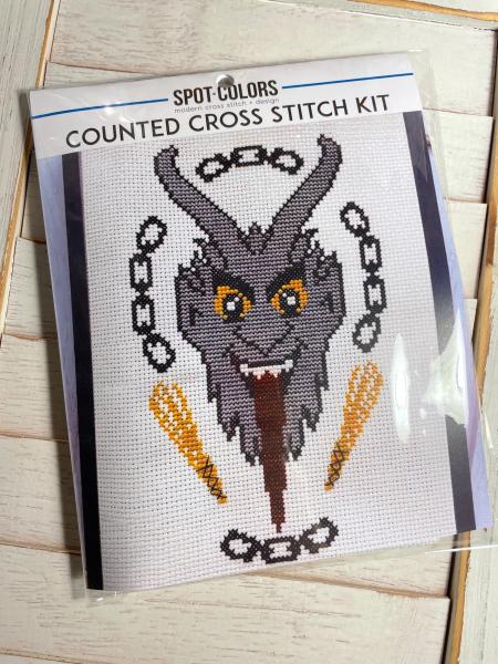 Krampus Counted Cross Stitch DIY KIT