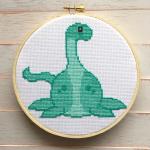 Locness Monster Counted Cross Stitch DIY KIT