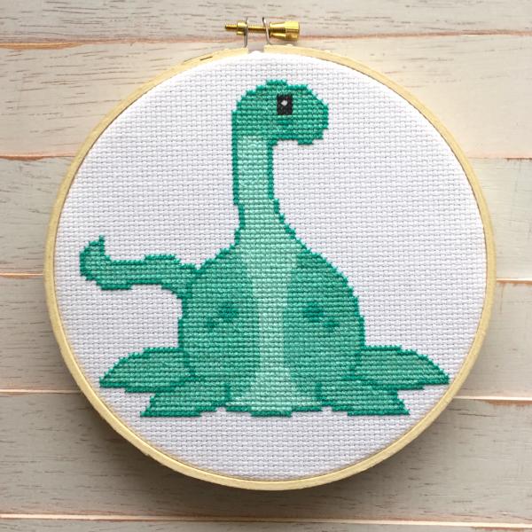 Locness Monster Counted Cross Stitch DIY KIT picture