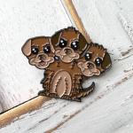 Cerberus Soft Enamel Pin 1.5"