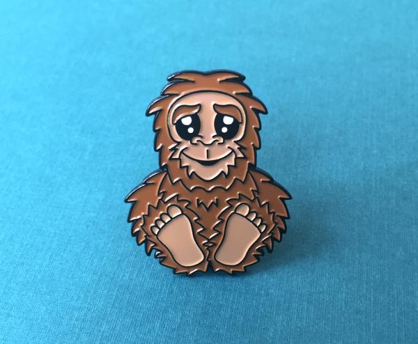 Bigfoot Sasquatch Soft Enamel Pin 1.5"