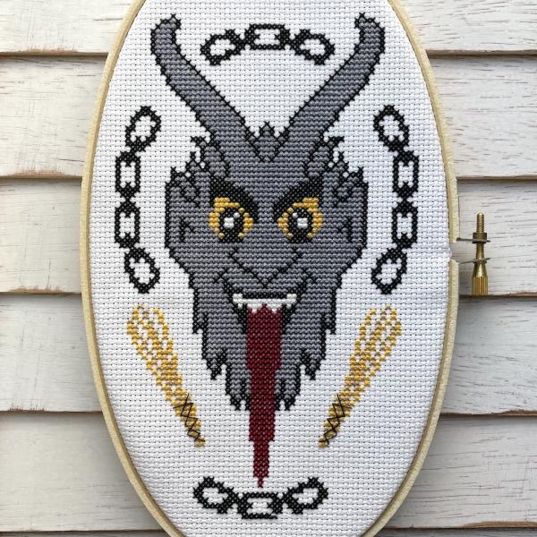 Krampus Counted Cross Stitch DIY KIT picture