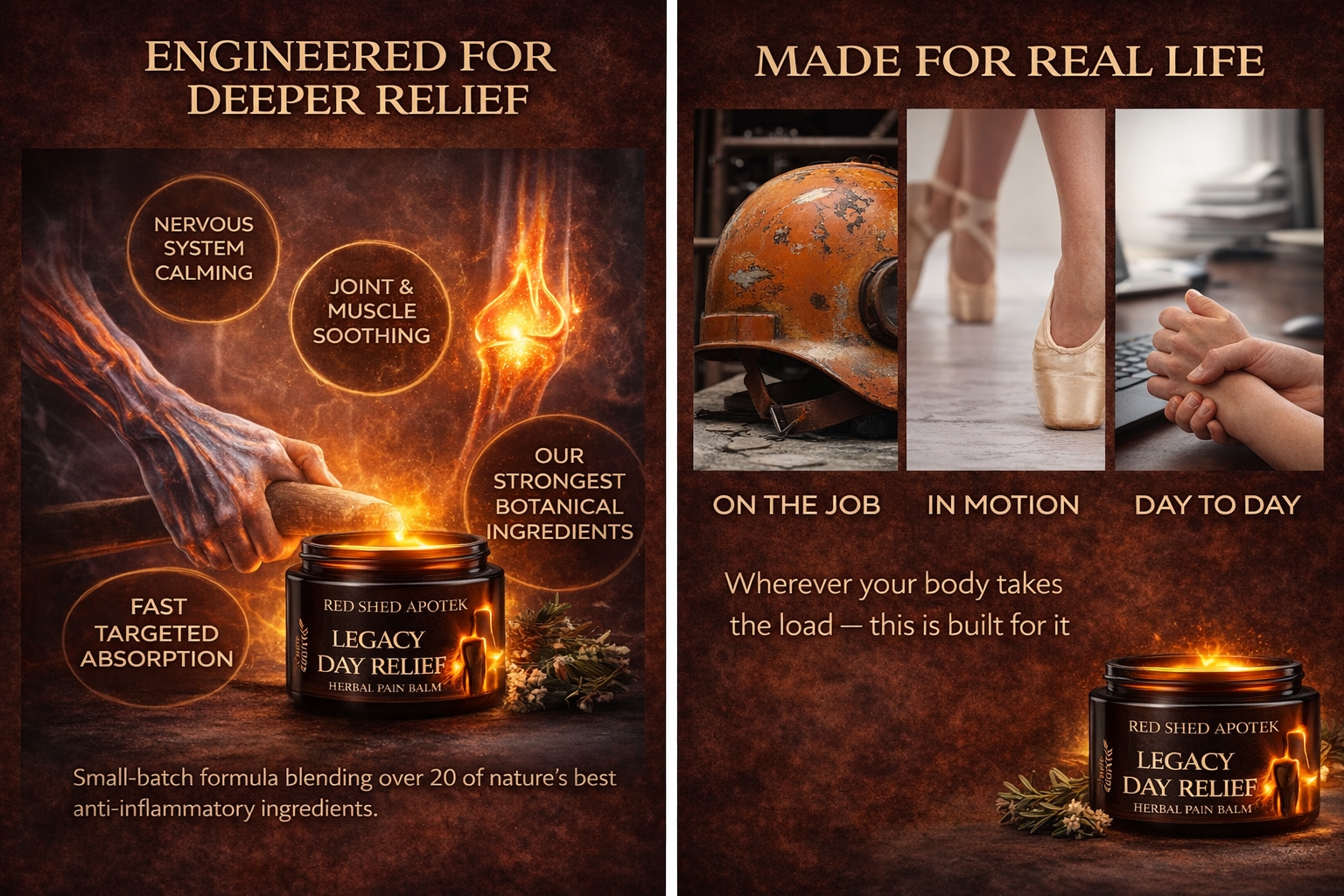 Red Shed Apotek Day Relief Balm - 4 oz picture