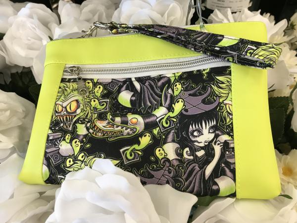 Gothic Lolita Style Lydia and Beetlejuice Wristlet picture