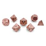 Copper RPG Set True Metal Dice