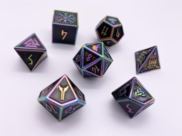 Fallen Star RPG Set Metal Dice