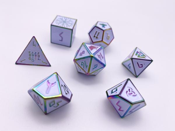 Ice Storm RPG Set Metal dice picture