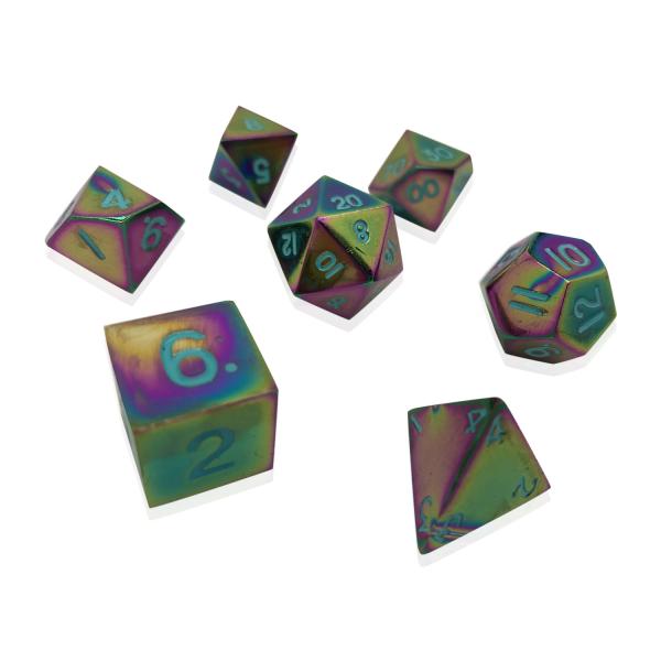 Queens Treasure RPG Set Metal Dice