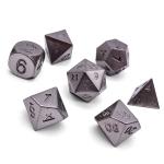 Tungsten RPG Set True Metal Dice