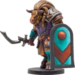 Asterius - Minotaur Medium Armored - Miniature by Adventurers & Adversaries picture