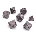 Titanium RPG Set True Metal Dice