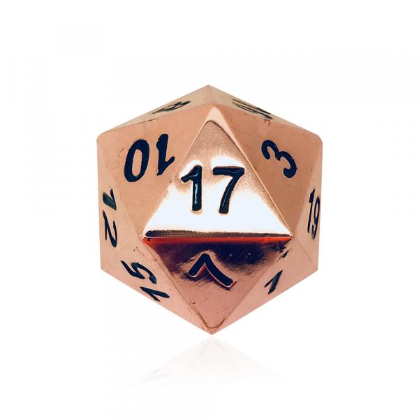 Copper Still 45mm Boulder Metal Dice