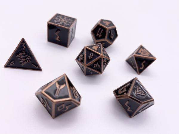 Rust Monster RPG Set Metal Dice picture