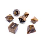 Tiger's Eye RPG Set Gemstone Dice