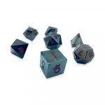 Nightmare Black RPG Set Metal Dice