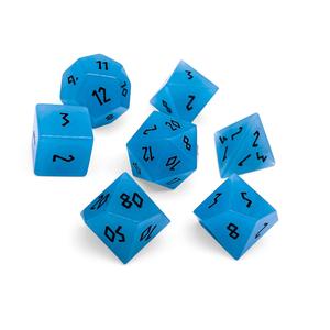 Cerulean Blue K9 RPG Glass Set picture