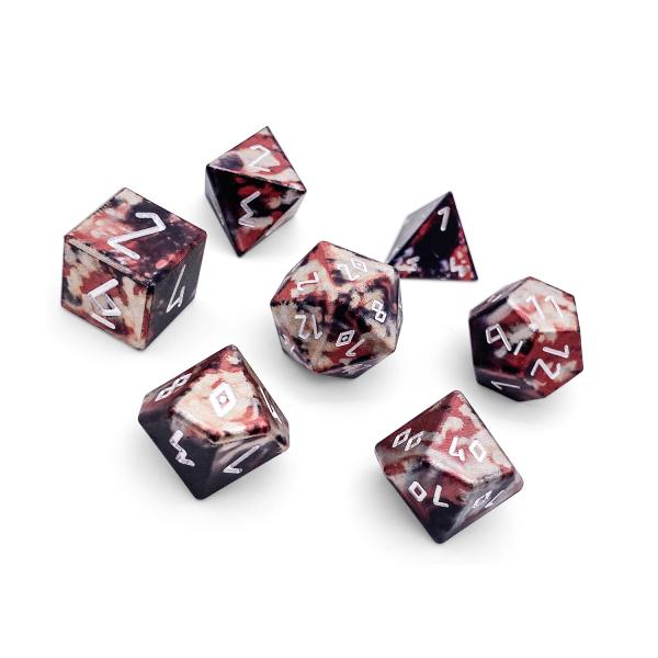 Lich King RPG Set Aluminum Dice picture