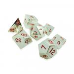 Lycanthrope Silver RPG Set Metal Dice