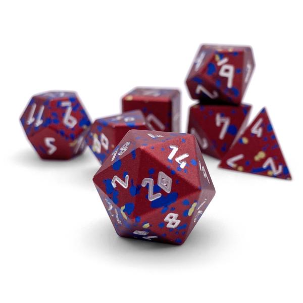 Barbarians Rage RPG Set Aluminum Dice