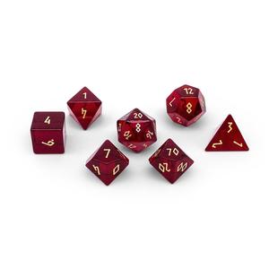 Zircon Garnet RPG Glass Set