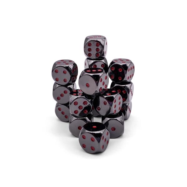 Nightmare Black Warpips Metal Dice picture