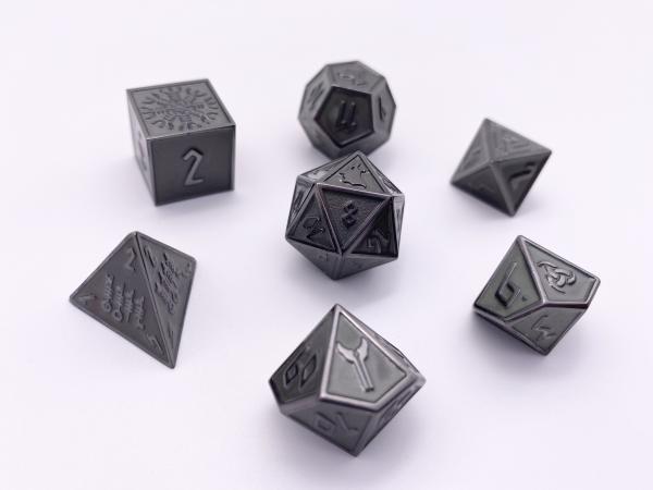 Green Slime RPG Set Metal Dice picture