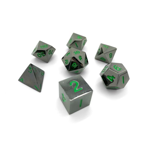 Poisoned Daggers RPG Set Metal Dice picture